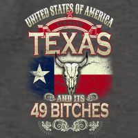 Texas And Its 49 Bitches Vector Backpack