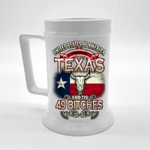 Texas And Its 49 Bitches Beer Stein