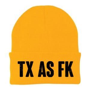 Texas As Fk Knit Cap Winter Beanie