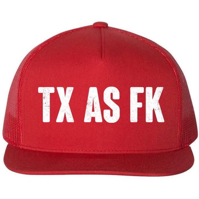 Texas As Fk Flat Bill Trucker Hat