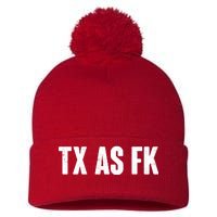 Texas As Fk Pom Pom 12in Knit Beanie