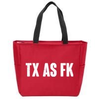 Texas As Fk Zip Tote Bag