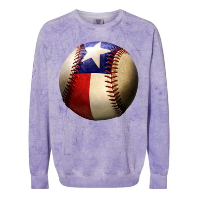 Texas Baseball Colorblast Crewneck Sweatshirt