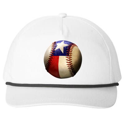 Texas Baseball Snapback Five-Panel Rope Hat