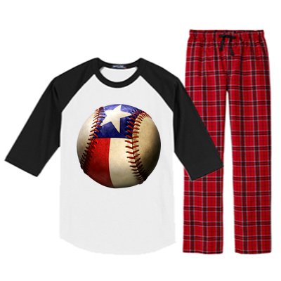 Texas Baseball Raglan Sleeve Pajama Set