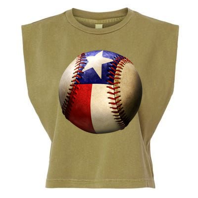 Texas Baseball Garment-Dyed Women's Muscle Tee