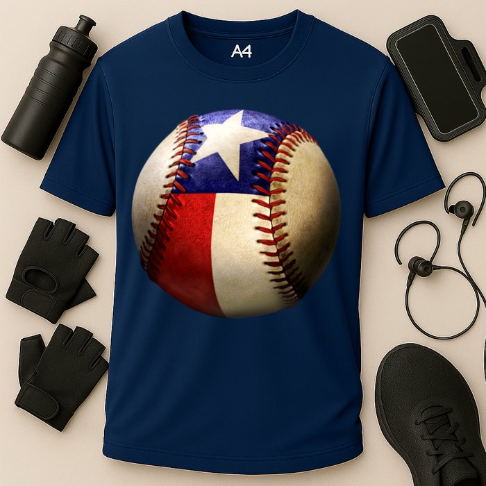 Texas Baseball Cooling Performance Crew T-Shirt