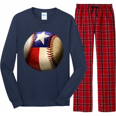 Texas Baseball Long Sleeve Pajama Set