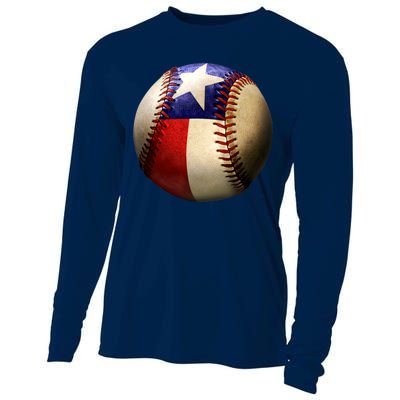 Texas Baseball Cooling Performance Long Sleeve Crew