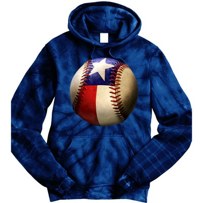 Texas Baseball Tie Dye Hoodie