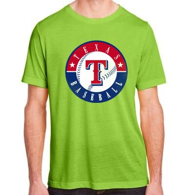 Texas Baseball Fan Vintage Adult ChromaSoft Performance T-Shirt