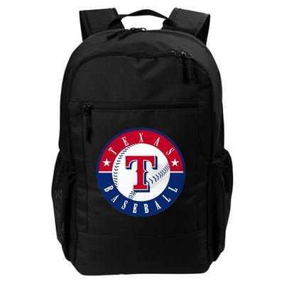 Texas Baseball Fan Vintage Backpack