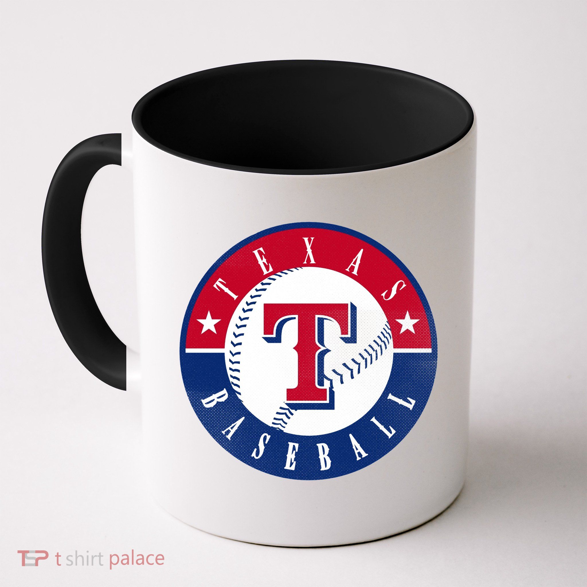 Texas Baseball Fan Vintage Coffee Mug