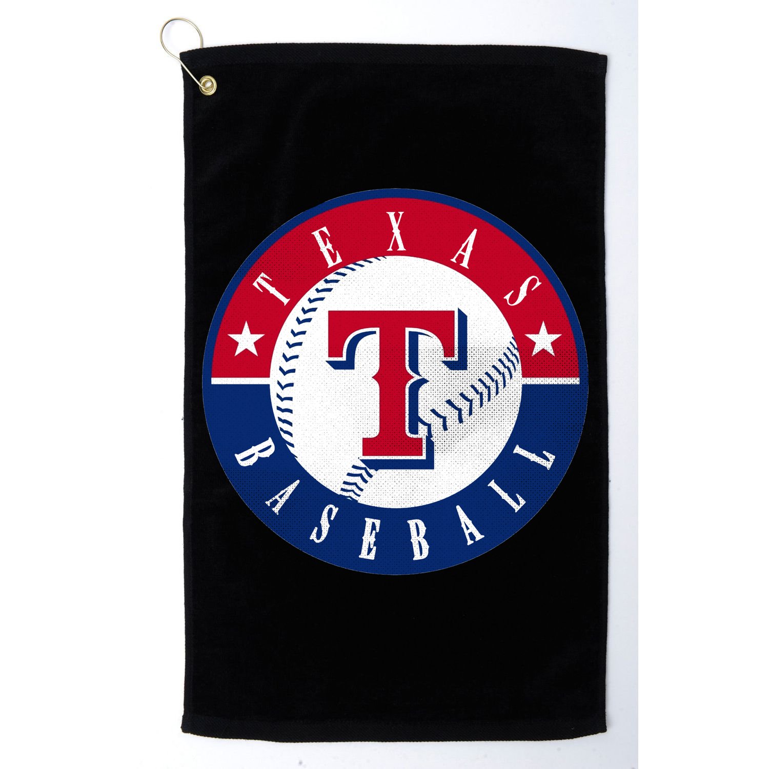 Texas Baseball Fan Vintage Golf Towel