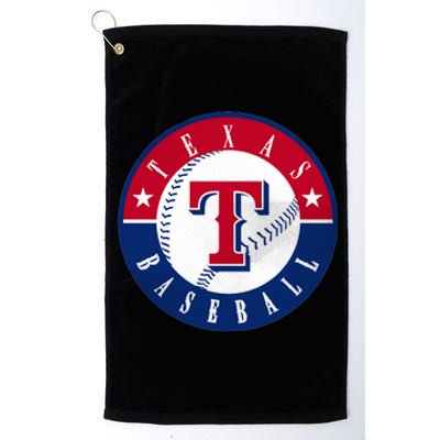 Texas Baseball Fan Vintage Platinum Collection Golf Towel