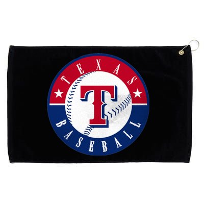 Texas Baseball Fan Vintage Grommeted Golf Towel