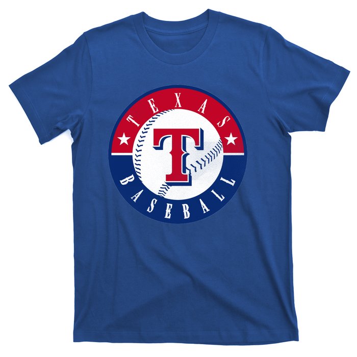 Texas Baseball Fan Vintage T-Shirt