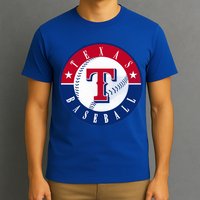 Texas Baseball Fan Vintage T-Shirt