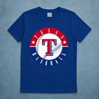 Texas Baseball Fan Vintage T-Shirt
