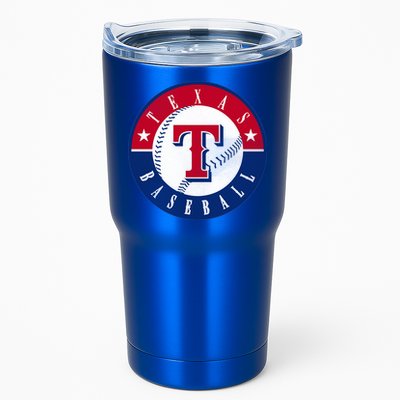 Texas Baseball Fan Vintage Tumbler