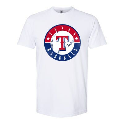 Texas Baseball Fan Vintage Softstyle® CVC T-Shirt