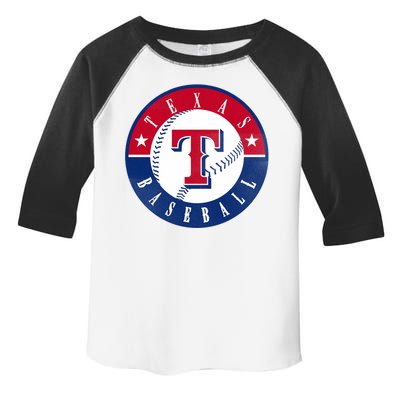 Texas Baseball Fan Vintage Toddler Fine Jersey T-Shirt