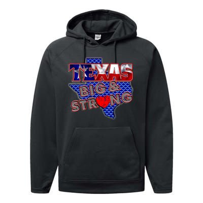 Texas Big and Strong Performance Fleece Hoodie