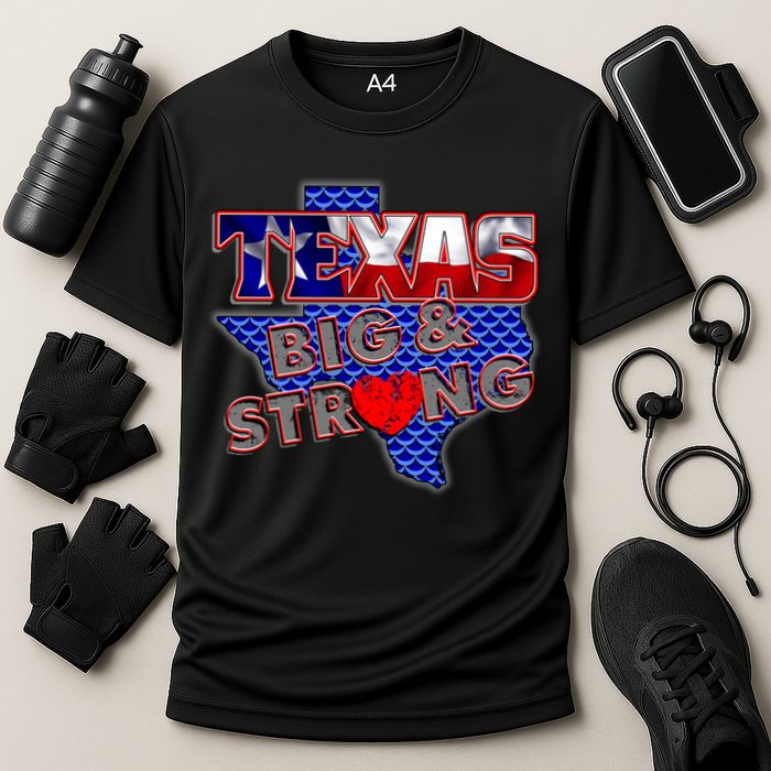 Texas Big and Strong Cooling Performance Crew T-Shirt