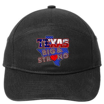Texas Big and Strong 7-Panel Snapback Hat