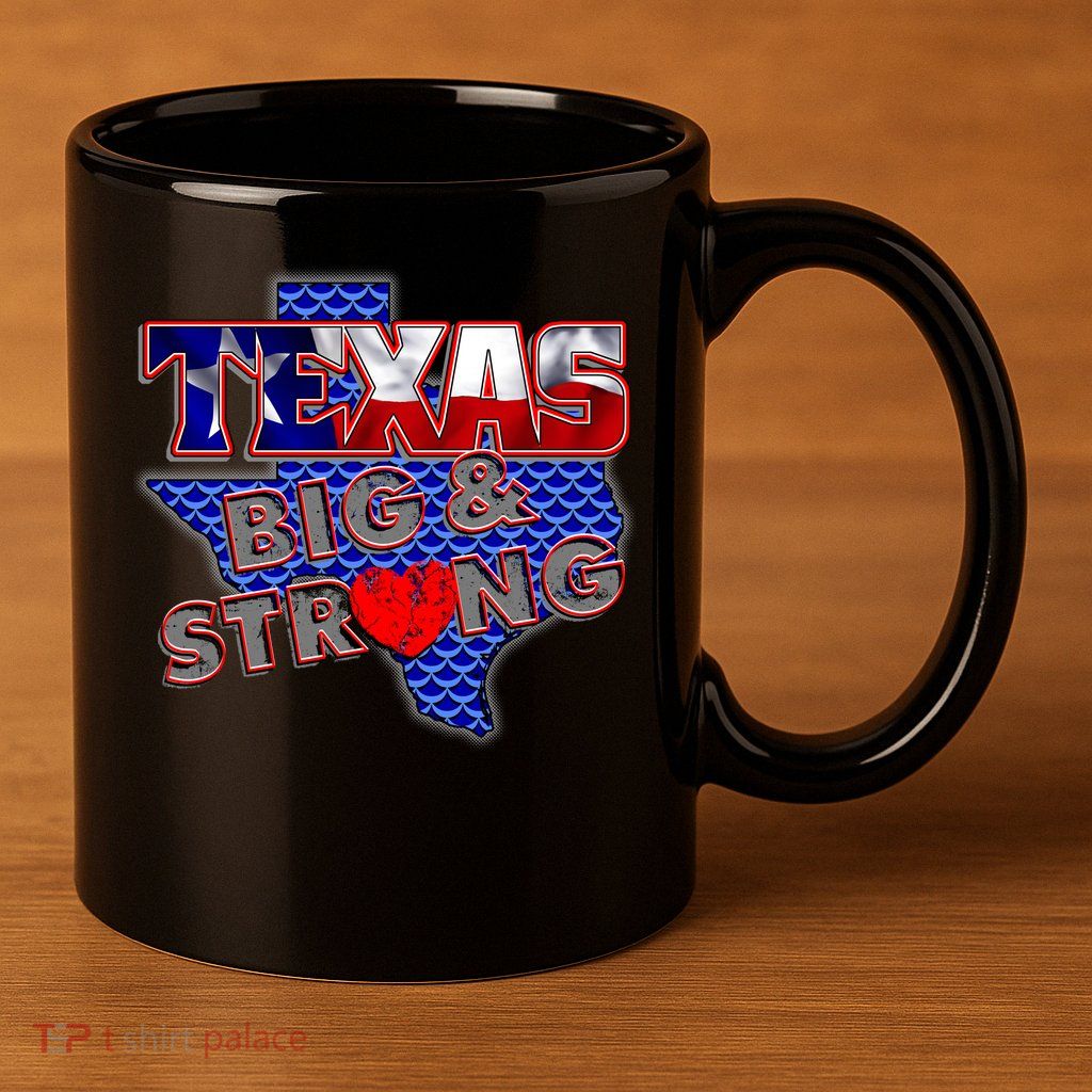 Texas Big and Strong 11oz C Handle Ceramic Mug