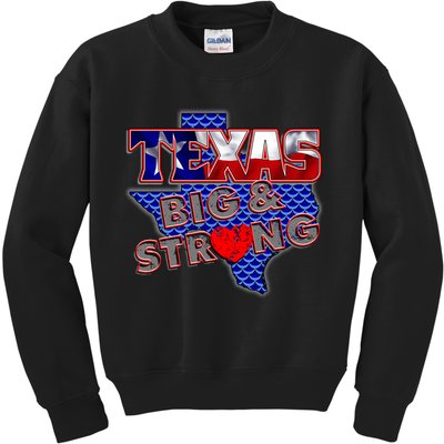 Texas Big and Strong Kids Sweatshirt
