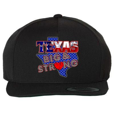 Texas Big and Strong Wool Snapback Cap