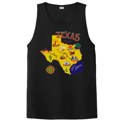 Texas Cartoon Map PosiCharge Competitor Tank