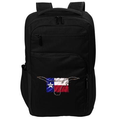 Texas Flag Barbwire Tough Impact Tech Backpack