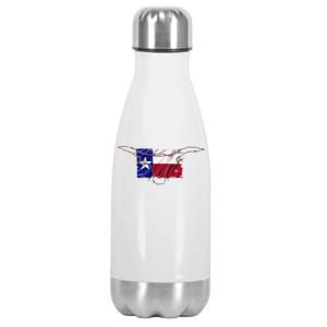 Texas Flag Barbwire Tough Stainless Steel Insulated Water Bottle