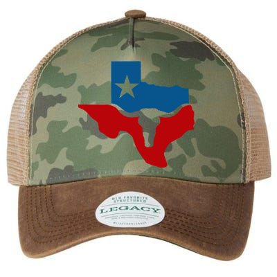 Texas Flag Longhorn Logo Legacy Tie Dye Trucker Hat