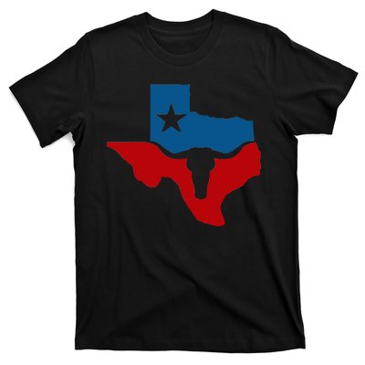 Texas Flag Longhorn Logo T-Shirt