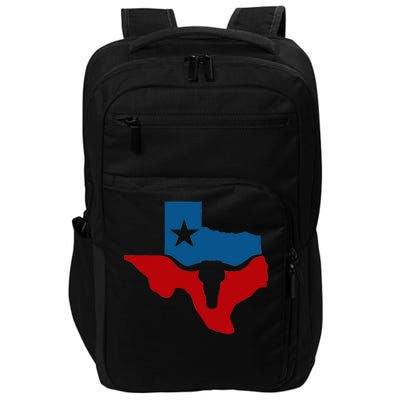 Texas Flag Longhorn Logo Impact Tech Backpack