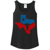 Texas Flag Longhorn Logo Ladies Essential Tank