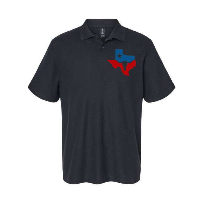 Texas Flag Longhorn Logo Softstyle Adult Sport Polo