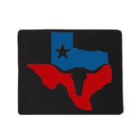 Texas Flag Longhorn Logo Mousepad