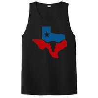 Texas Flag Longhorn Logo PosiCharge Competitor Tank