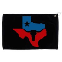 Texas Flag Longhorn Logo Grommeted Golf Towel