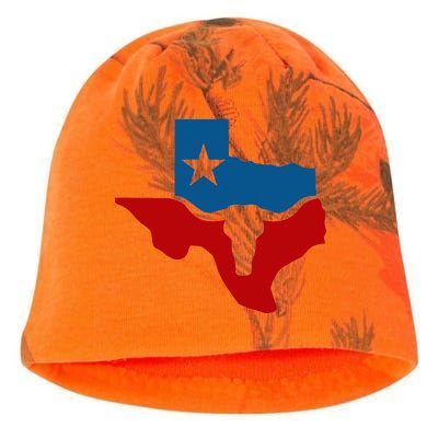 Texas Flag Longhorn Logo Kati - Camo Knit Beanie