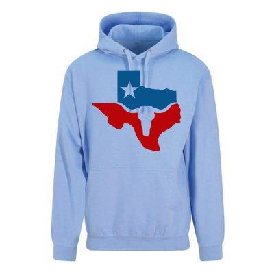 Texas Flag Longhorn Logo Unisex Surf Hoodie