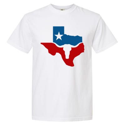 Texas Flag Longhorn Logo Garment-Dyed Heavyweight T-Shirt