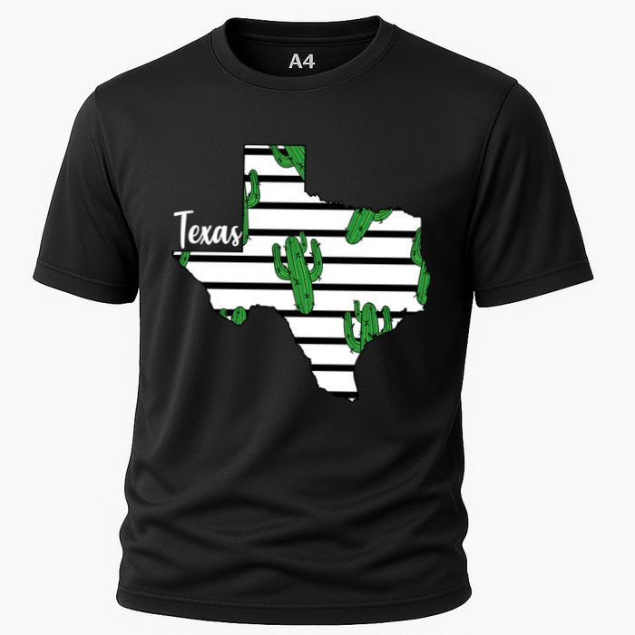 Texas Floral Cactus Cooling Performance Crew T-Shirt