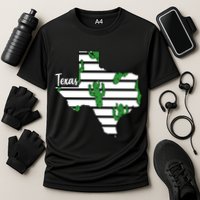Texas Floral Cactus Cooling Performance Crew T-Shirt