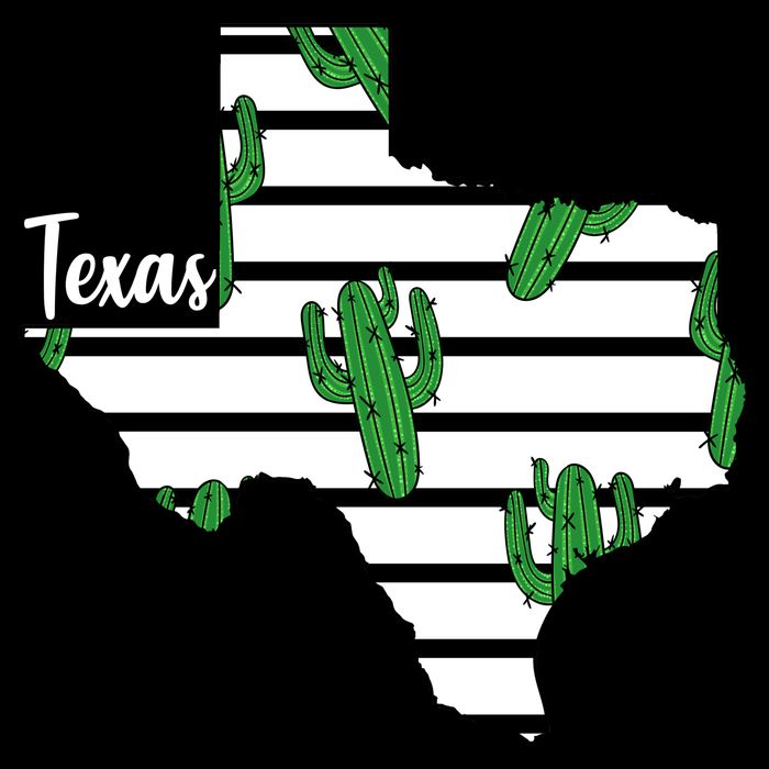 Texas Floral Cactus Cooling Performance Crew T-Shirt