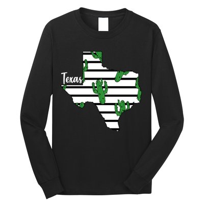 Texas Floral Cactus Long Sleeve Shirt